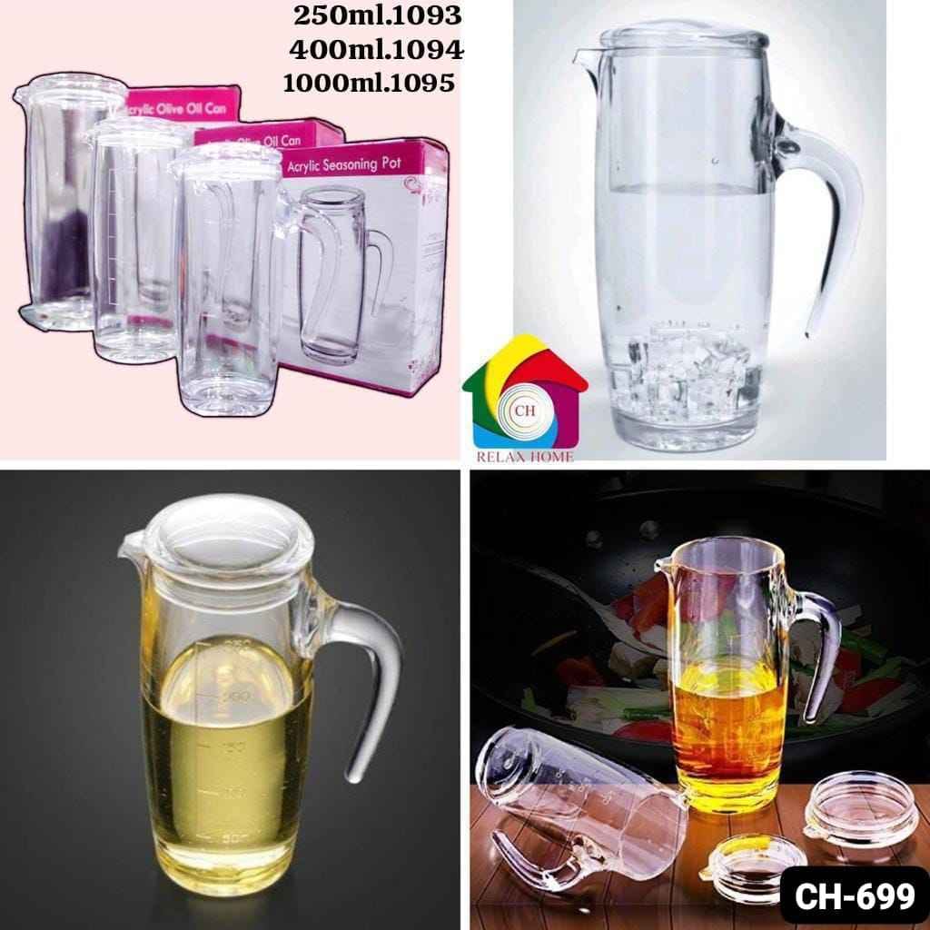 250ml Acrylic Olive Oil Can