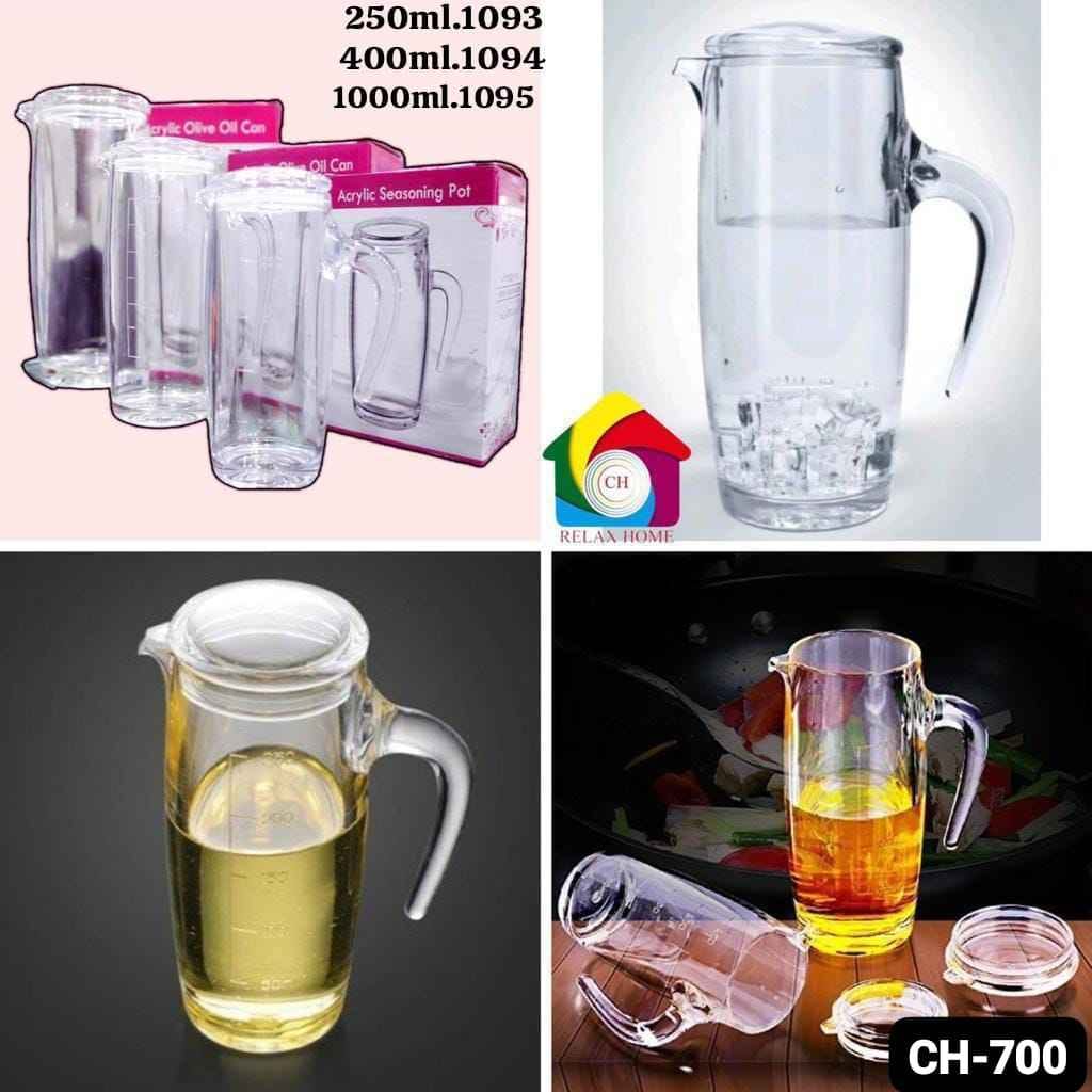 400ml Acrylic Olive Oil Can