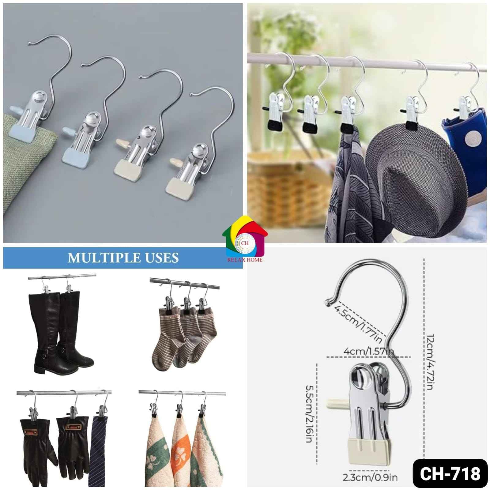10pcs Cloth Hanger Clip Hook