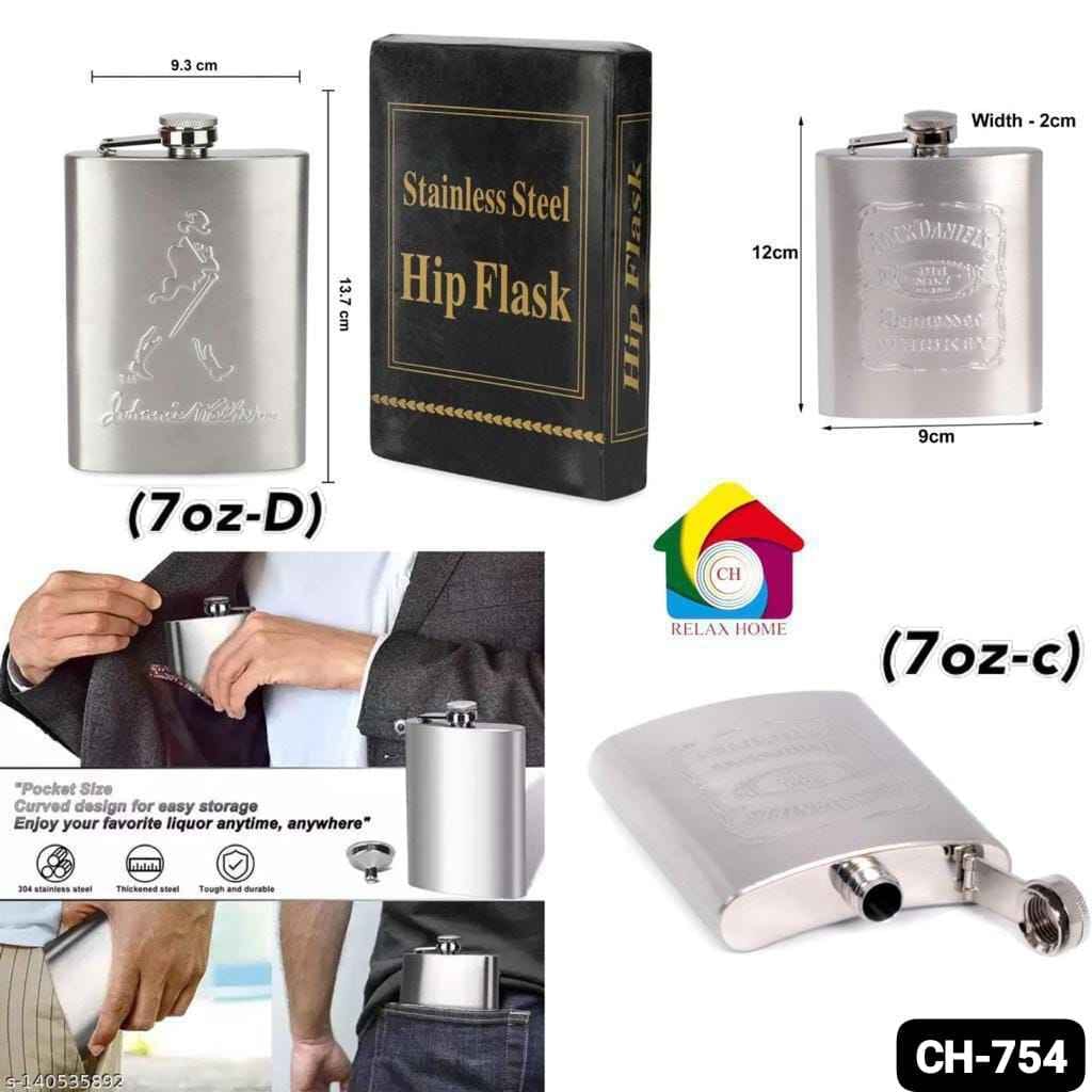7oz Hip Flask JD-JW