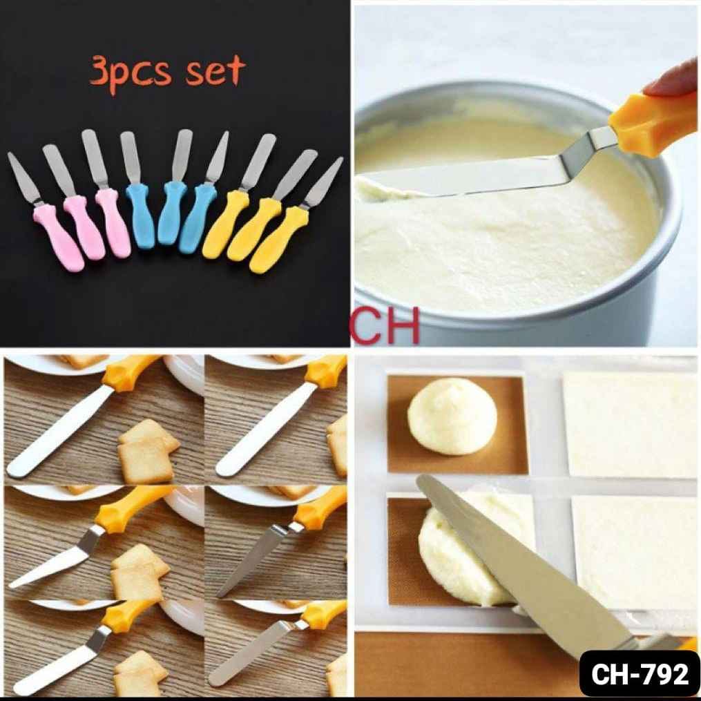 3pcs Cream Spatula Kit