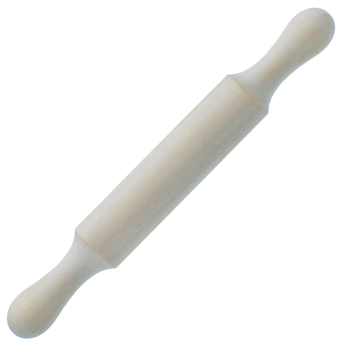 Wooden Rolling Pin, 19.5 cm, Double-Sided Handles, Craft Tool TN-104A