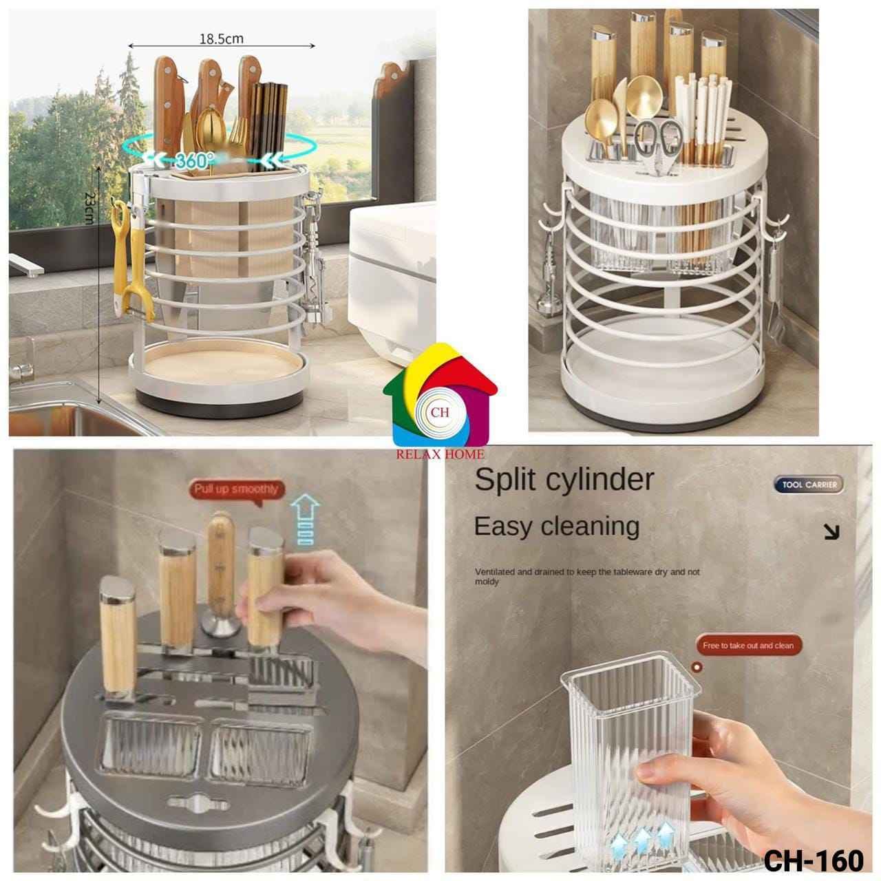 360 Rotatable Chopsticks Stand