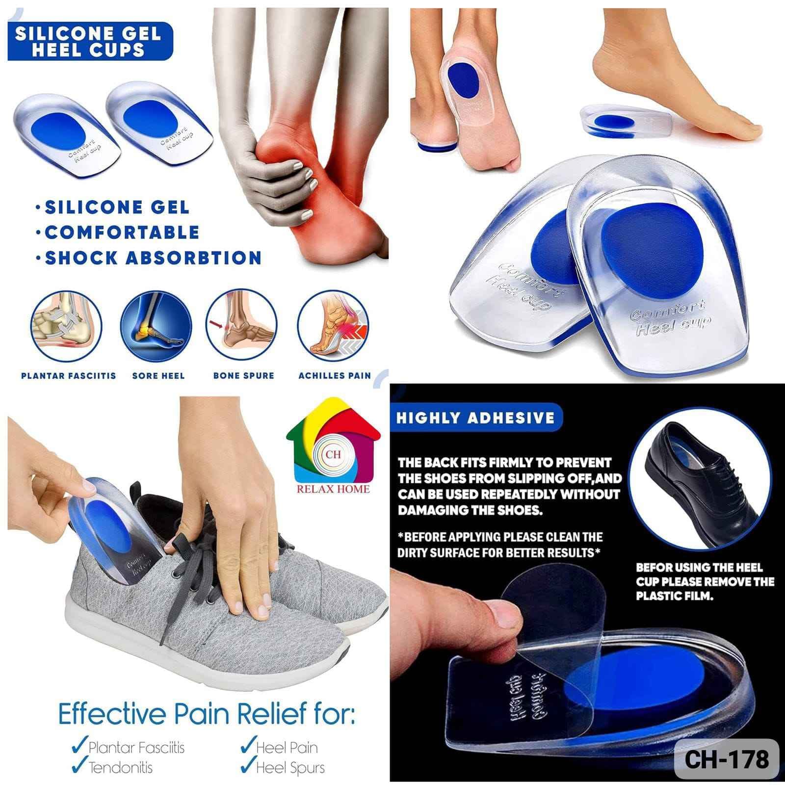 Silicon Heel Pad for Ankle