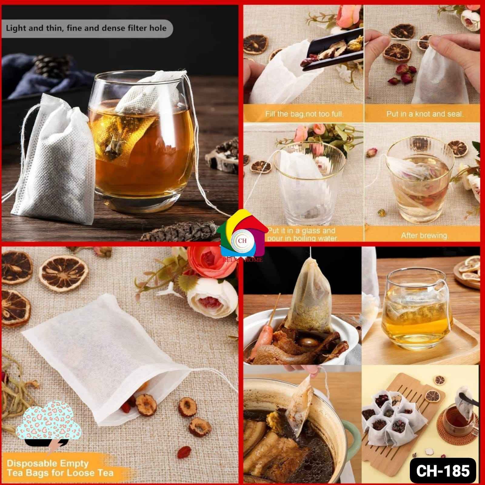 100pcs Tea Filter Bag