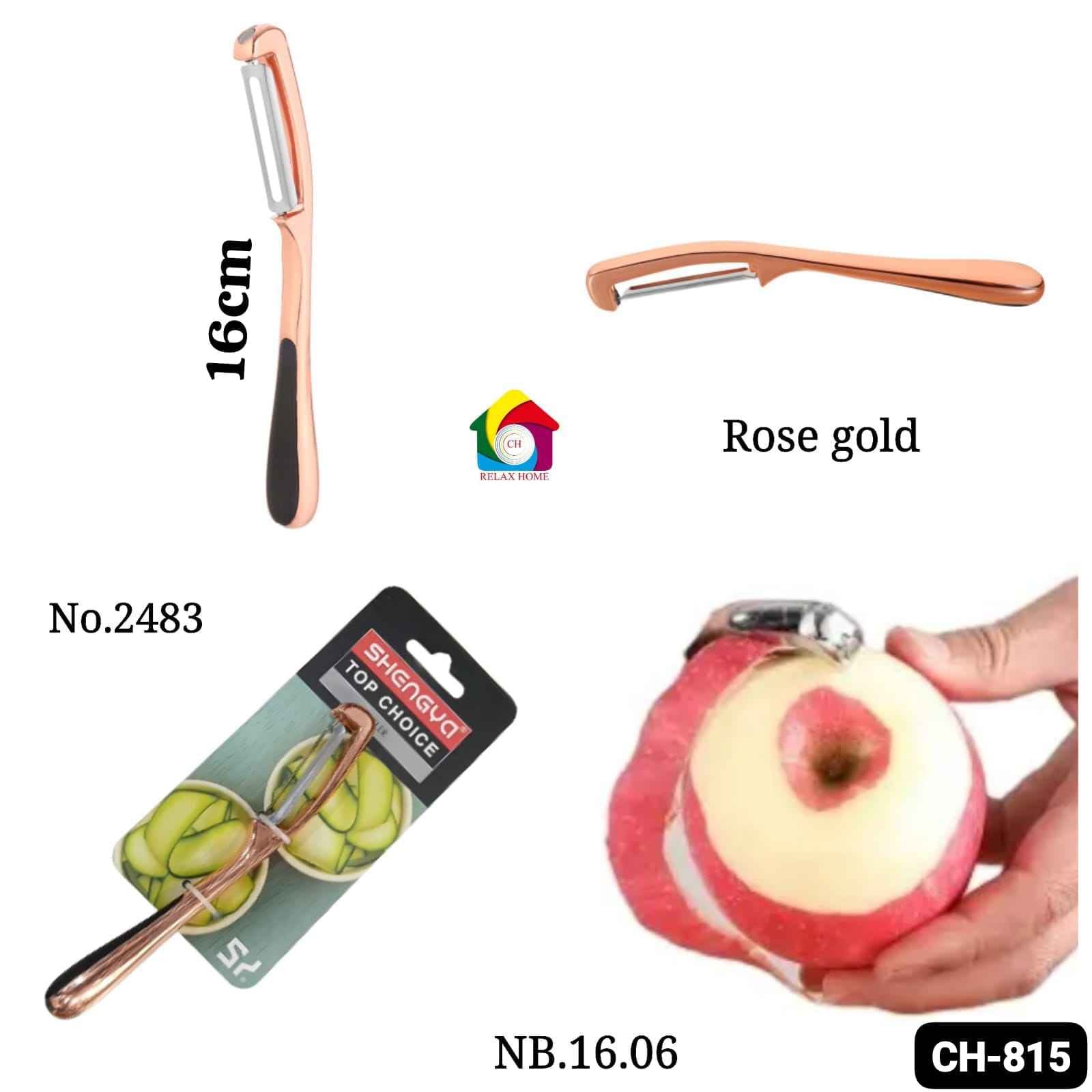 Rosegold Stainless Steel Peeler