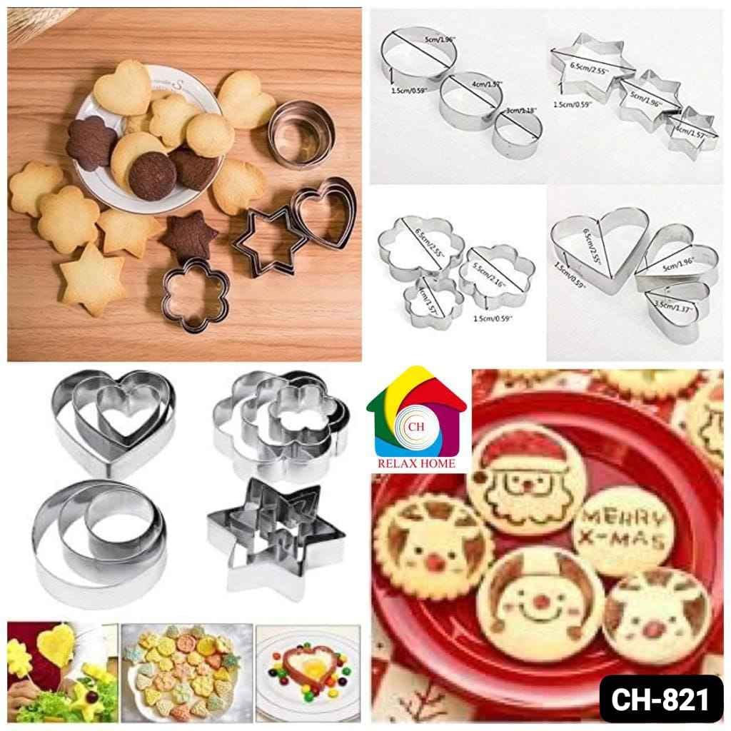 12 Pcs Cookie Cutter