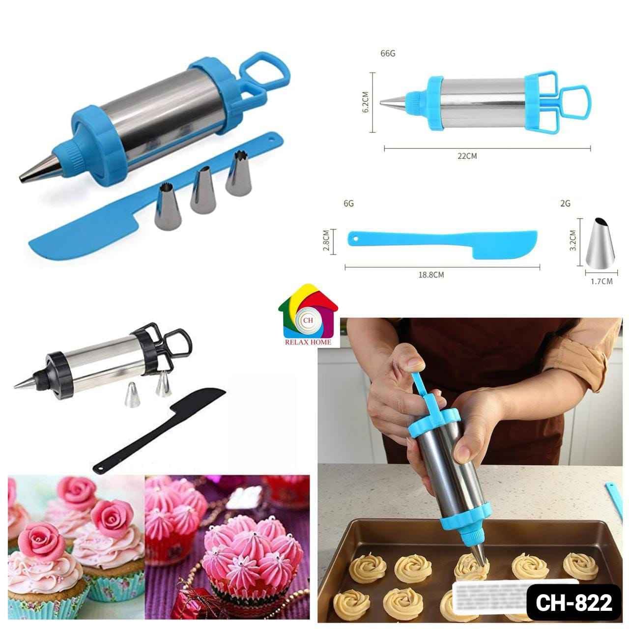 Stainless Steel Cake Decorating Icing Gun