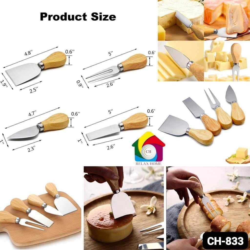4pcs Cheese Knife