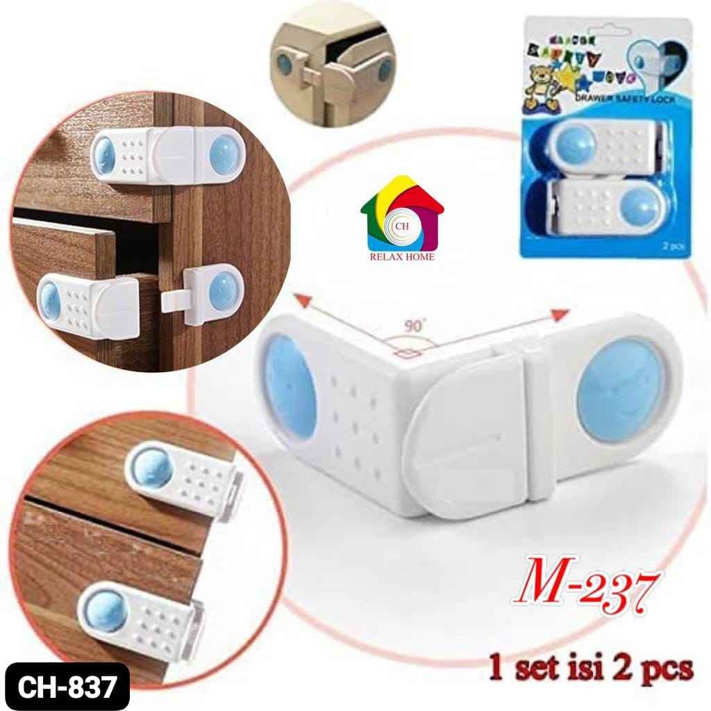2pcs Plastic Child Safety Locks