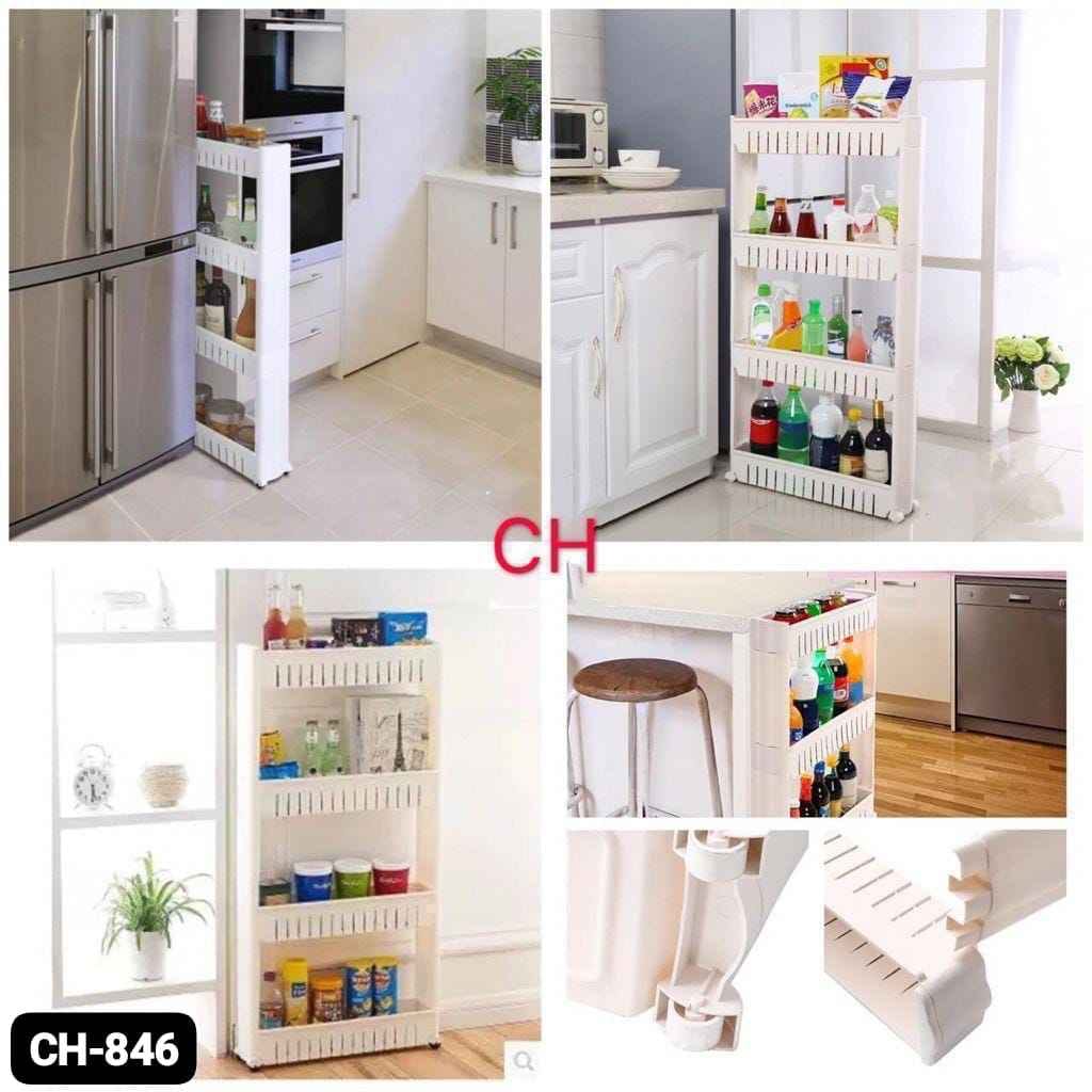 4layer kitchen Trolley