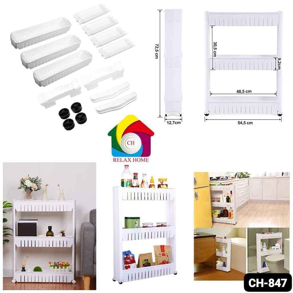 3layer kitchen Trolley