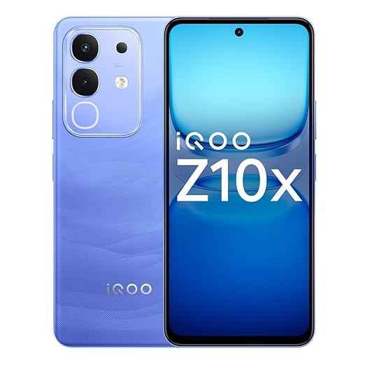 iQOO Z10x 5G (Ultramarine, 8GB RAM, 128GB Storage)
