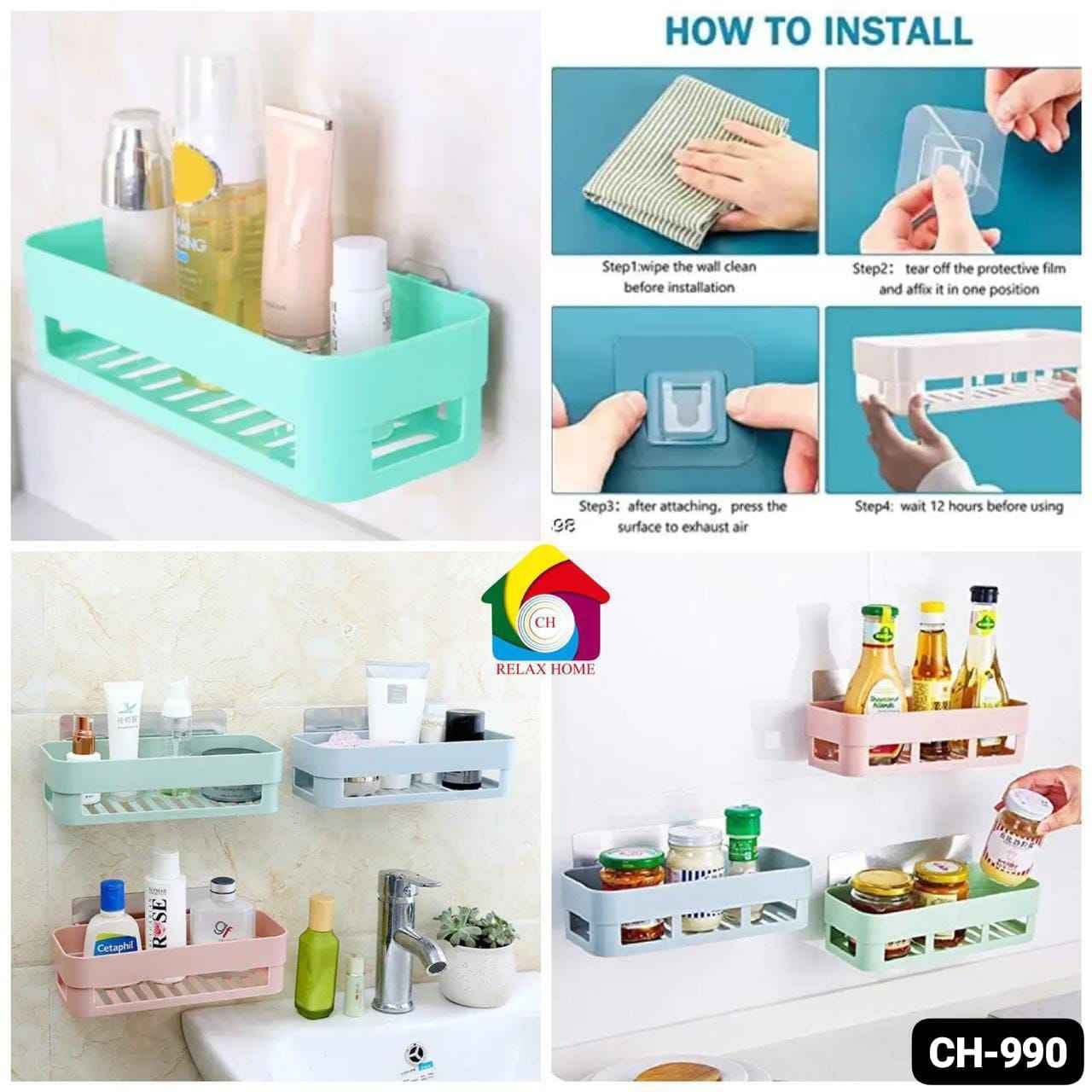 Plastic Kitchen Shelf