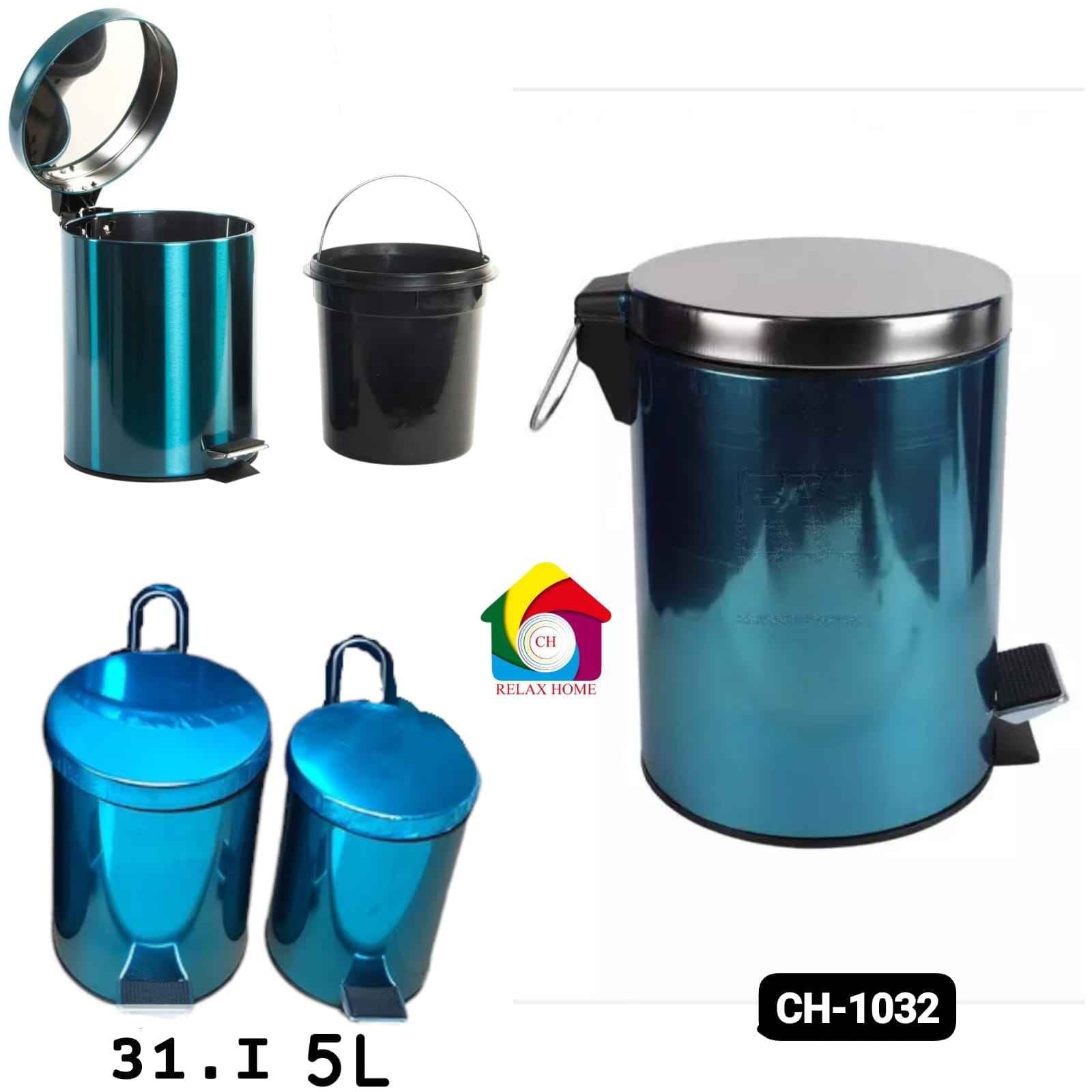 5L Stainless Steel Dustbin