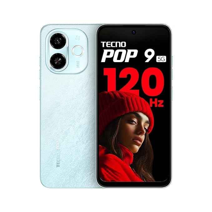 Tecno POP 9 5G (Azure Sky, 4GB RAM , 128GB Storage)