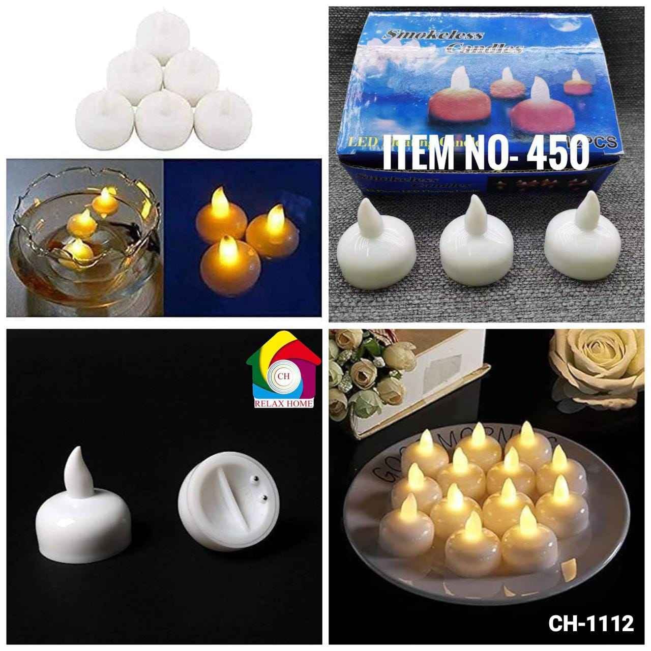 12pcs LED Light Diya