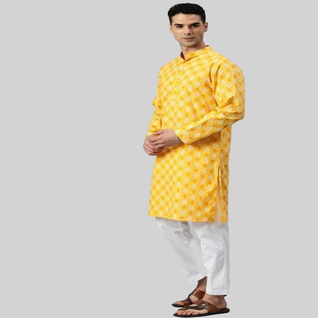 PRINTED SEQUENCE PREMIUM PUNJABI FOR MEN