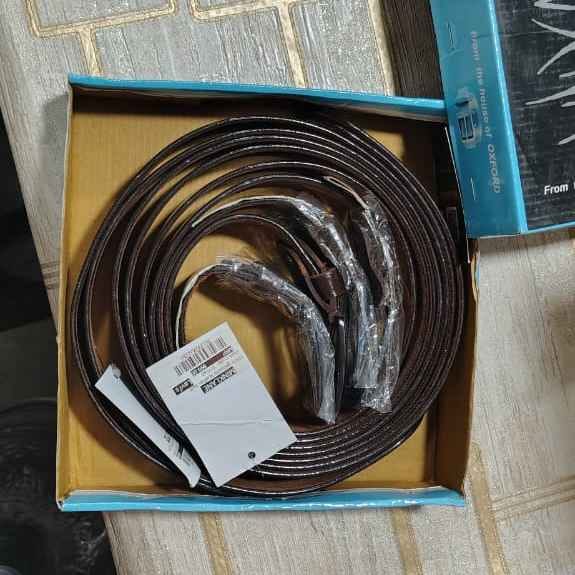 LEVI'S BROWN SOLID LEATHER BELT