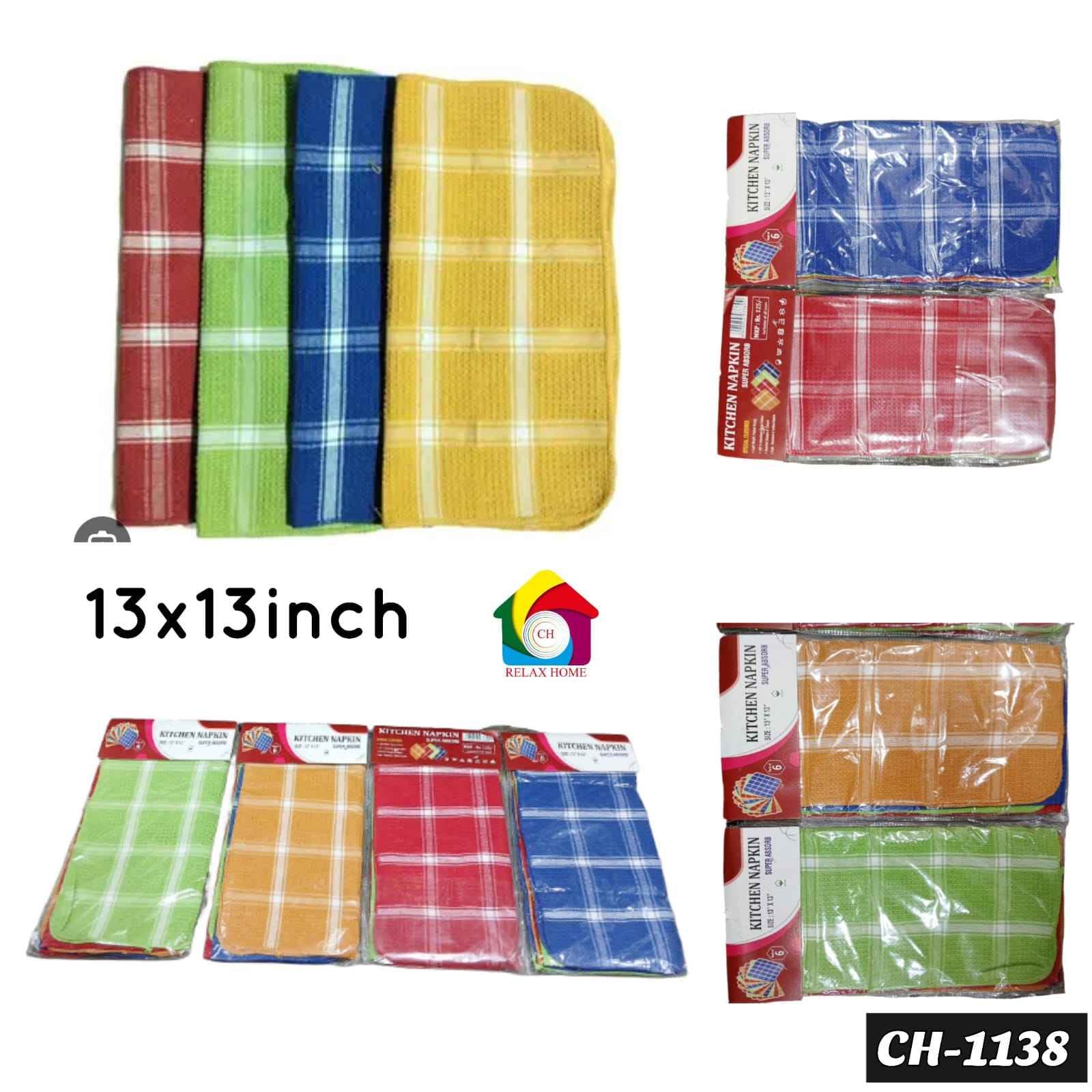 6pcs Kitchen Napkin 13*13inch