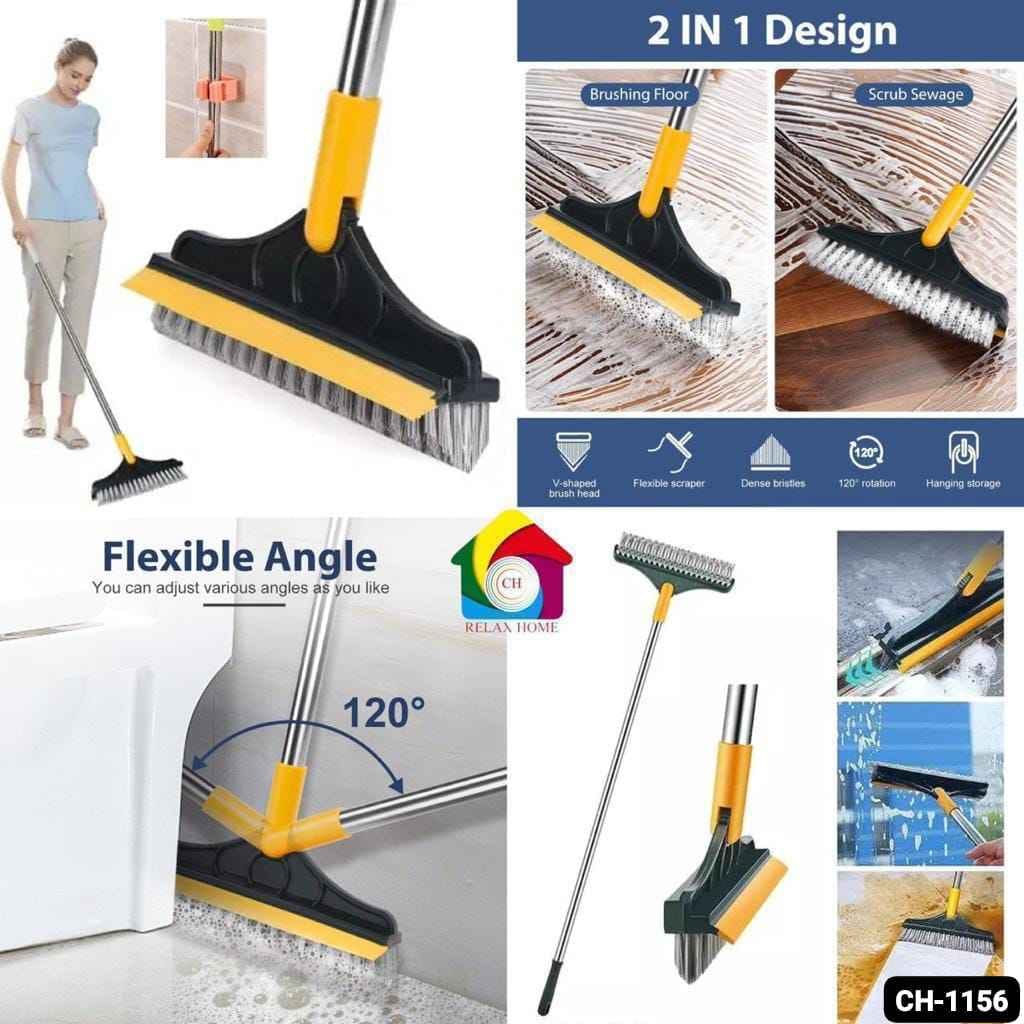 2in1 Tiles cleaning brush wiper
