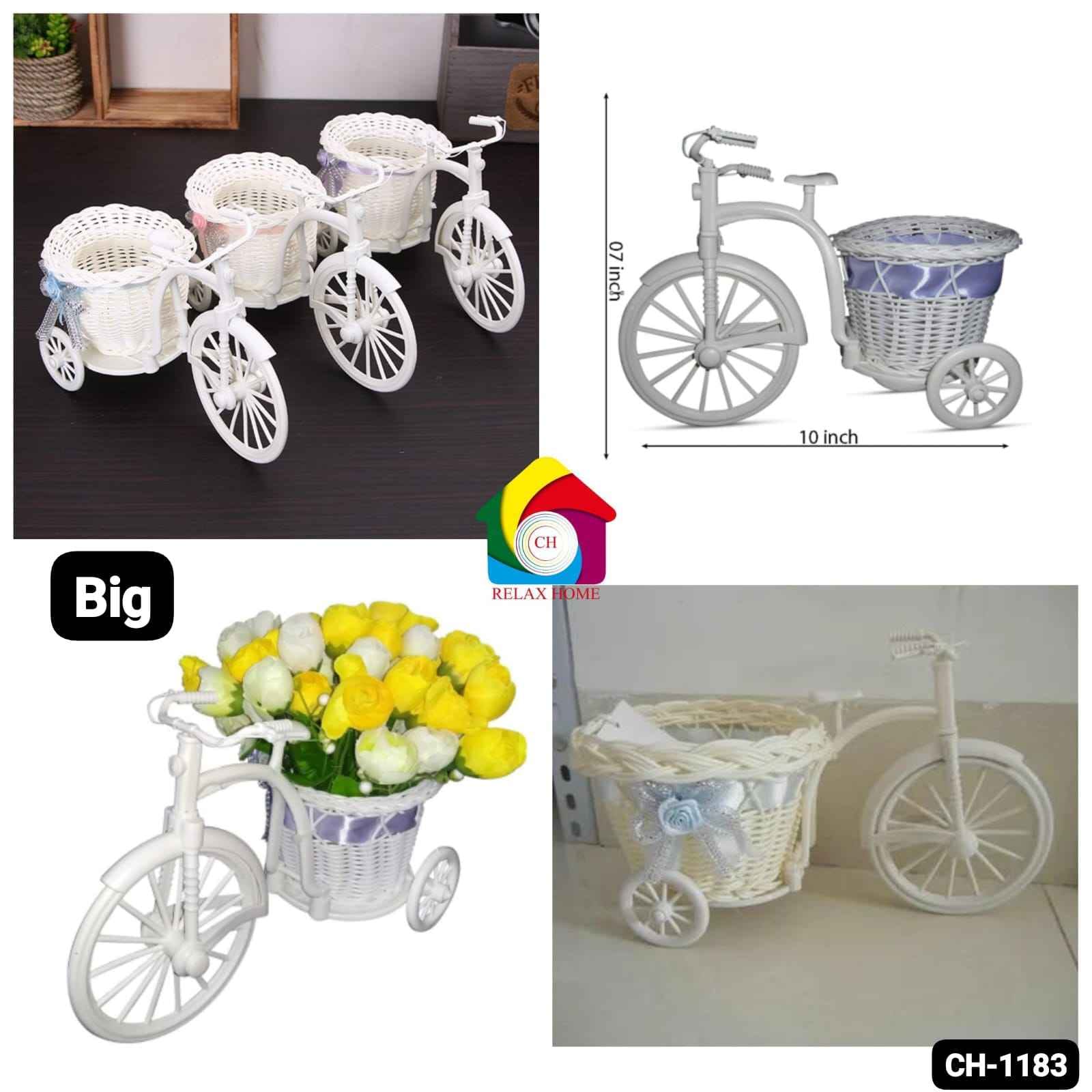 Big Bike Flower Basket
