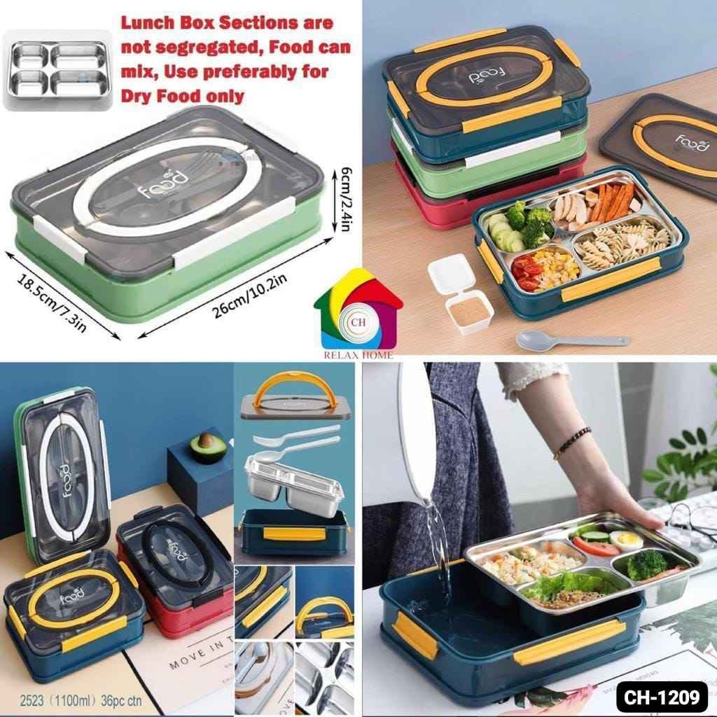 4 Compartment Lunch Box