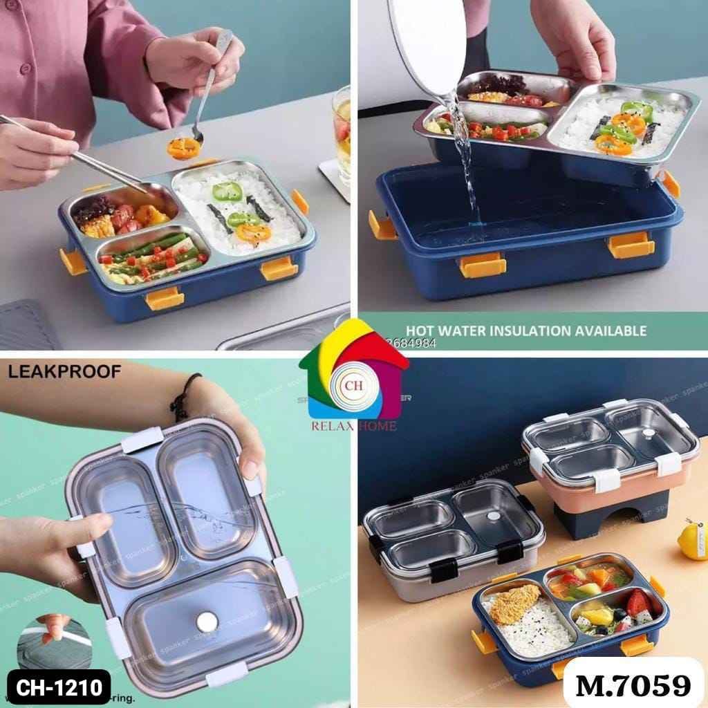 3 Compartment Lunch Box