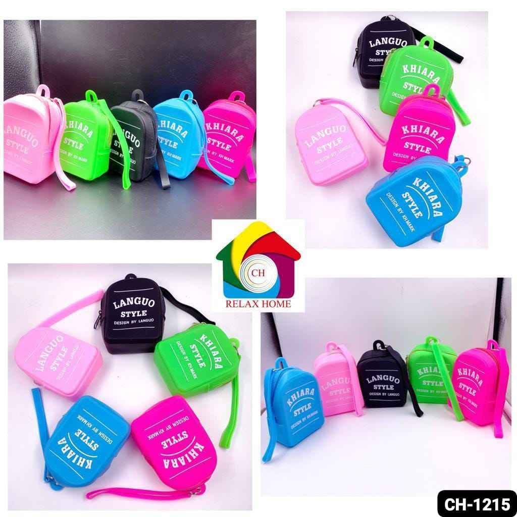 Silicone coin pouch