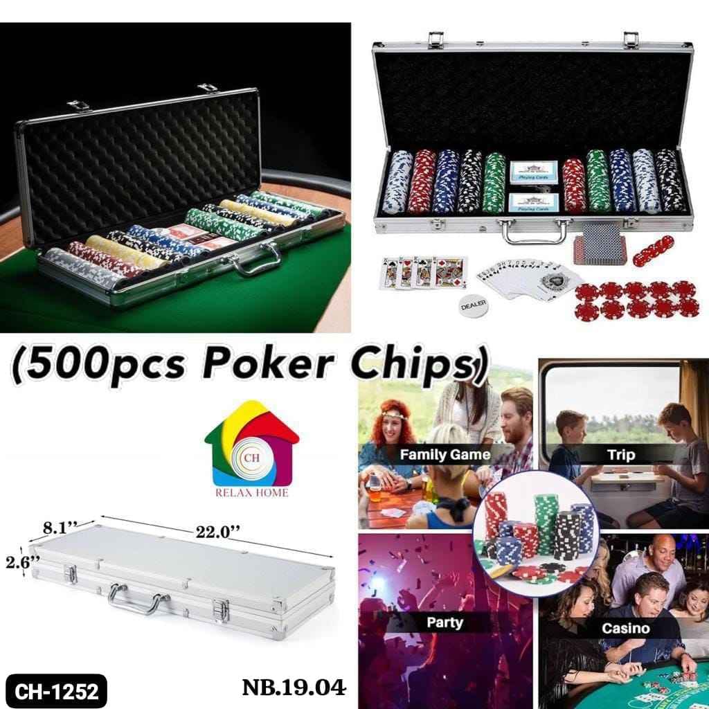 500 Piece Poker Game Set