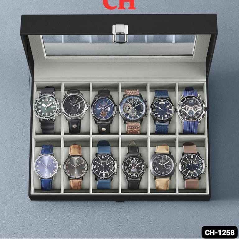 12 Slots Watch Box