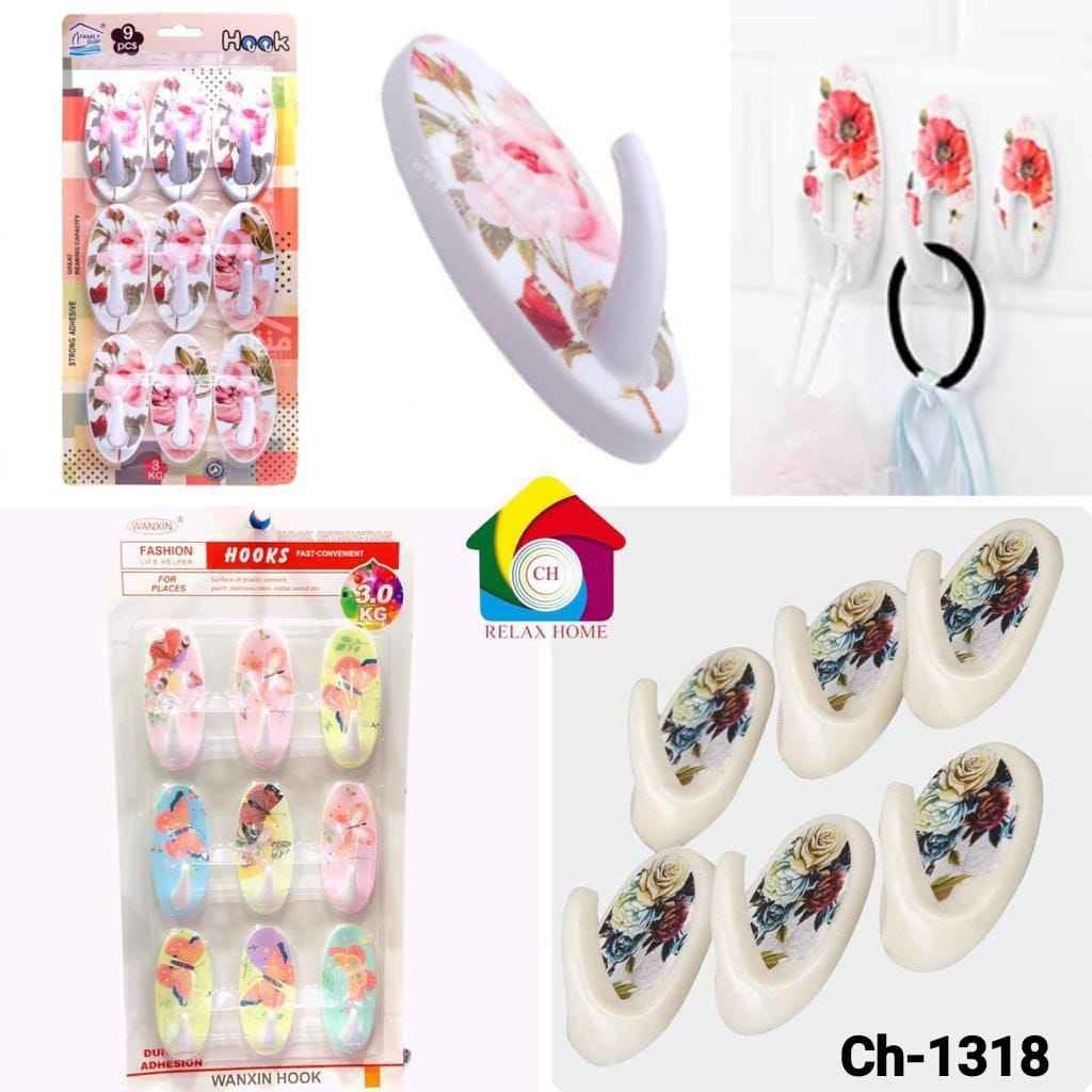 9pcs Plastic Hook