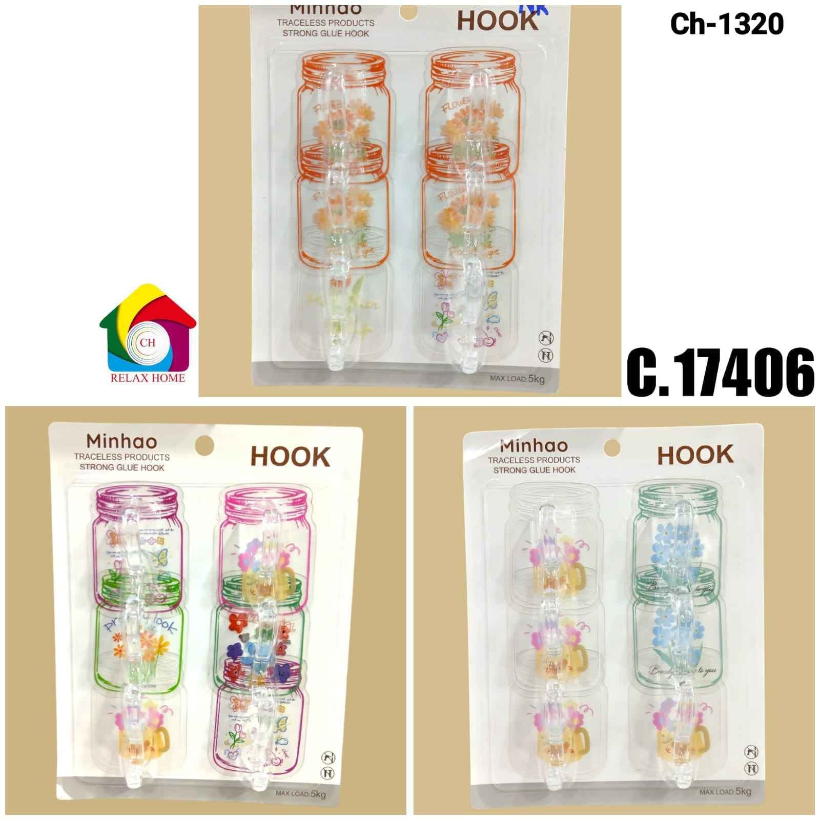 6pcs Plastic Hook
