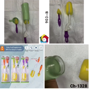 2pcs Bottle cleaning Brush