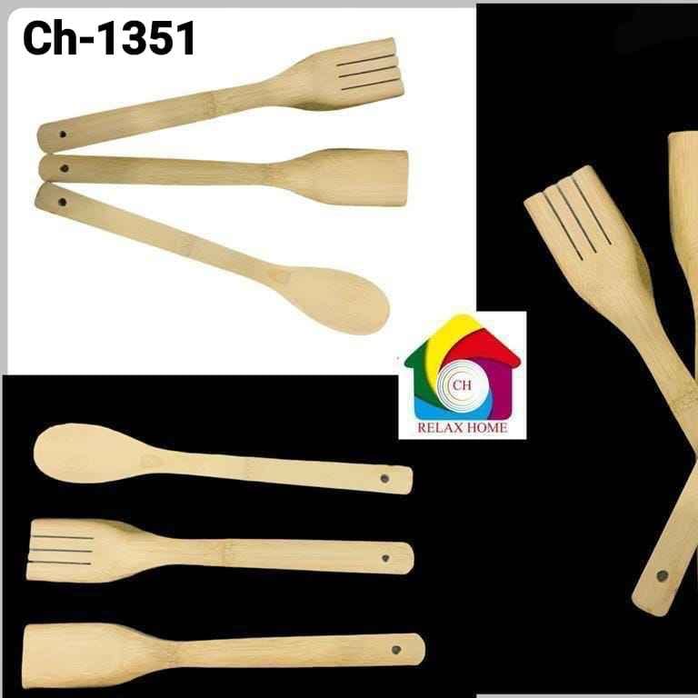 3pcs wooden Kitchen spoon