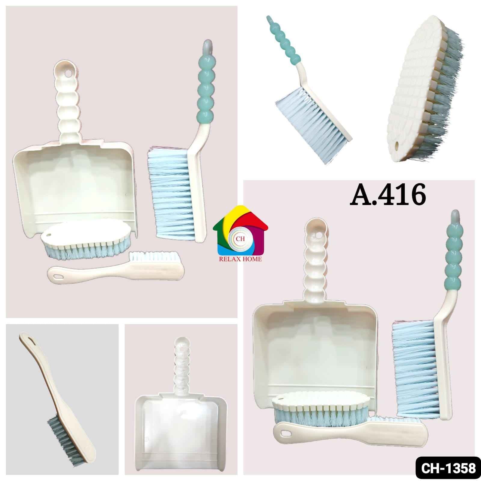 4Pcs Cleaning Set with Dustpan