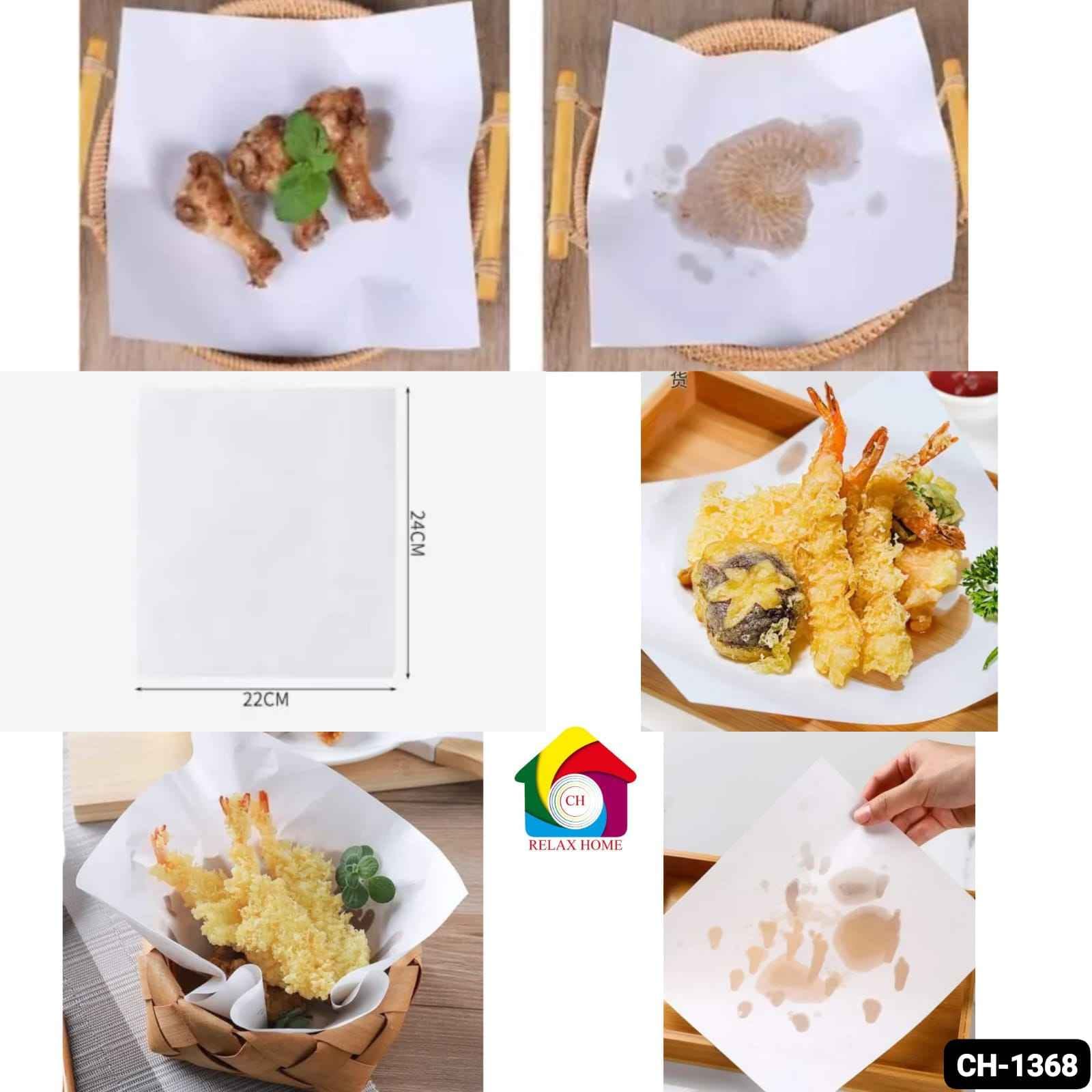 Oil-absorbing paper