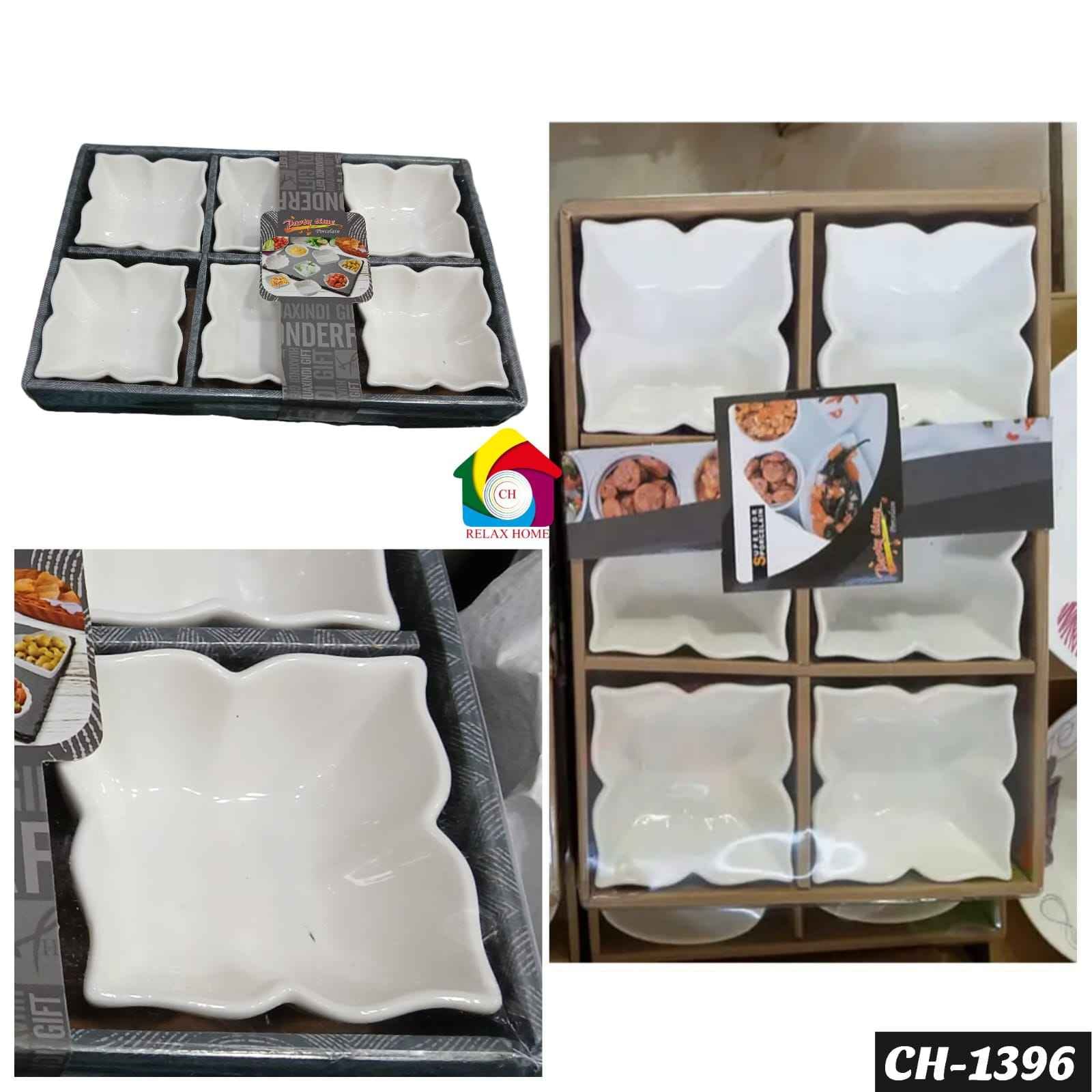 6pcs Flower Ceramic Bowl