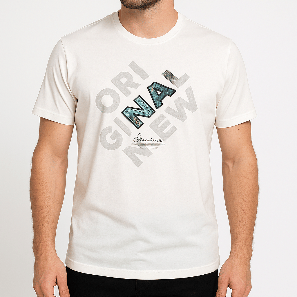 RV TEES WHITE T-SHIRT