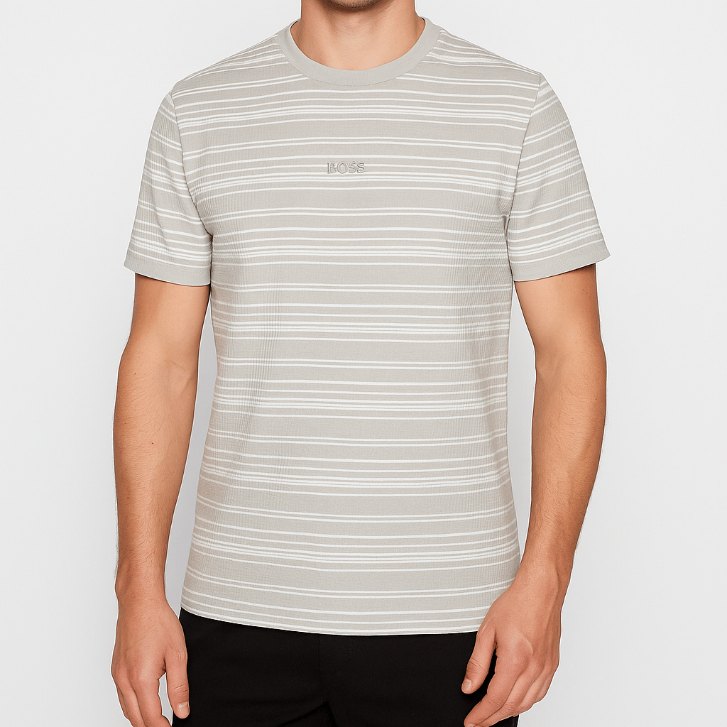 BOSS GREY FARFETCH PREMIUM T-SHIRT