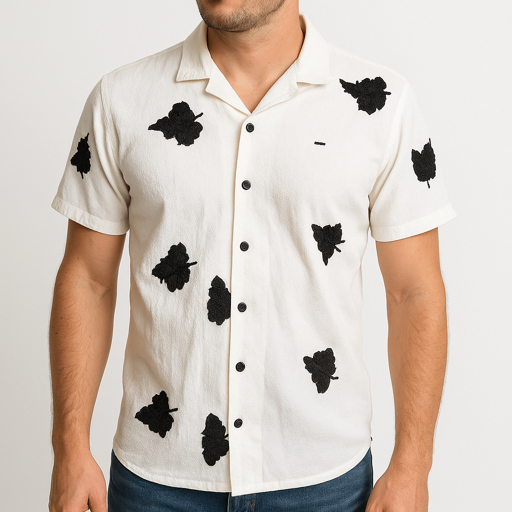 PRINTED CUBAN WHITE