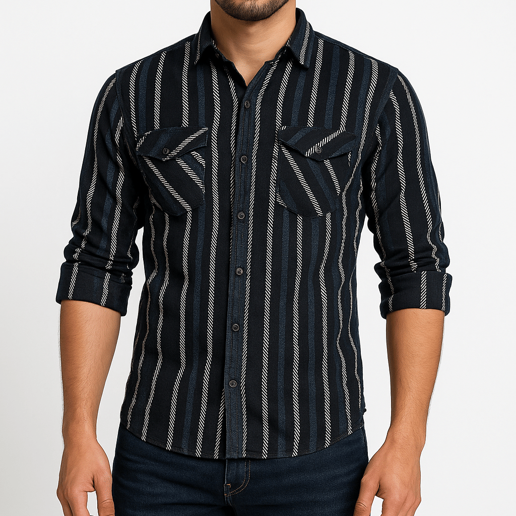 CHECKS CORD 2 POCKETS NAVY