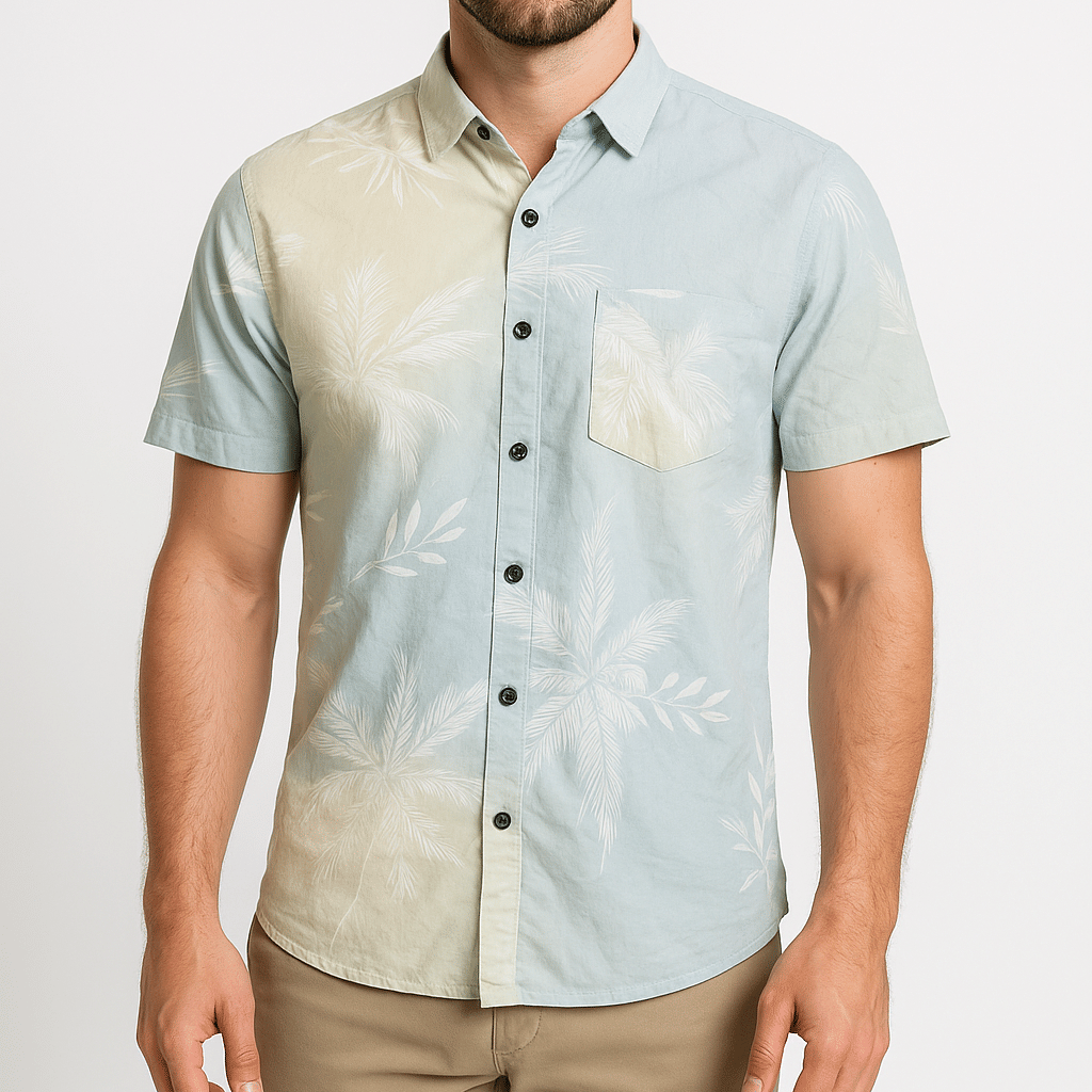 RED FAB BL_WHT PRINTED RIYON