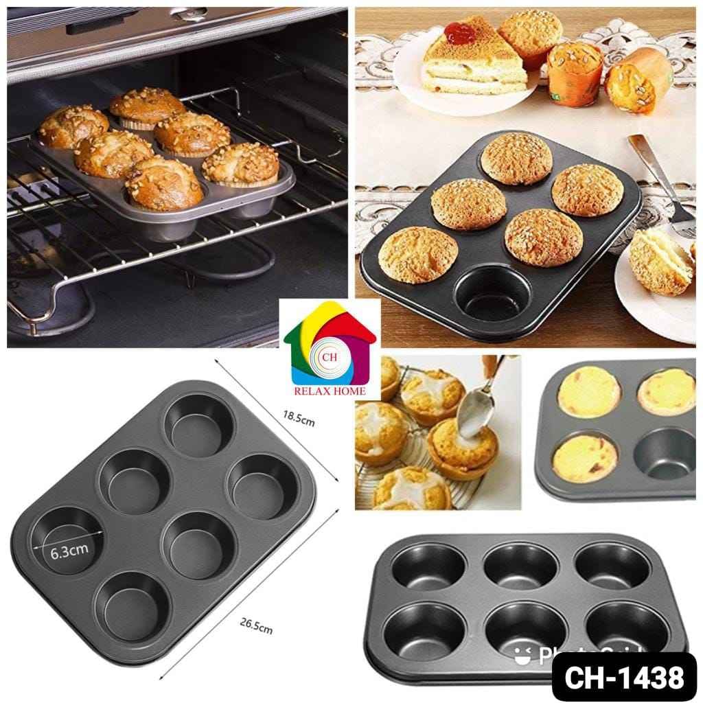 6 Cup Cake Mould