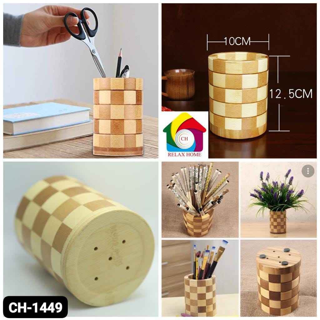Bamboo Pencil Holder