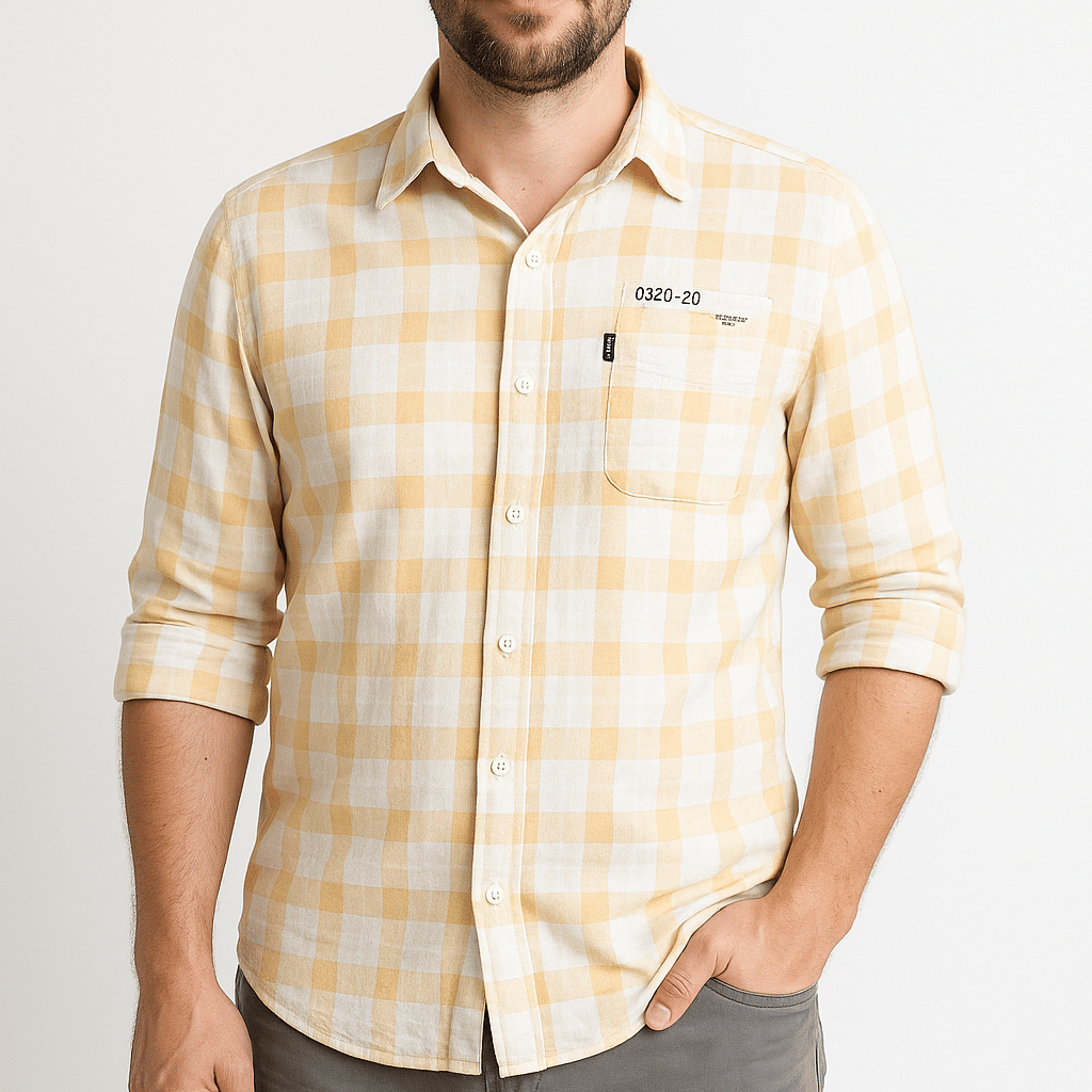 REBELLION WHT_TAN F/S SHIRT