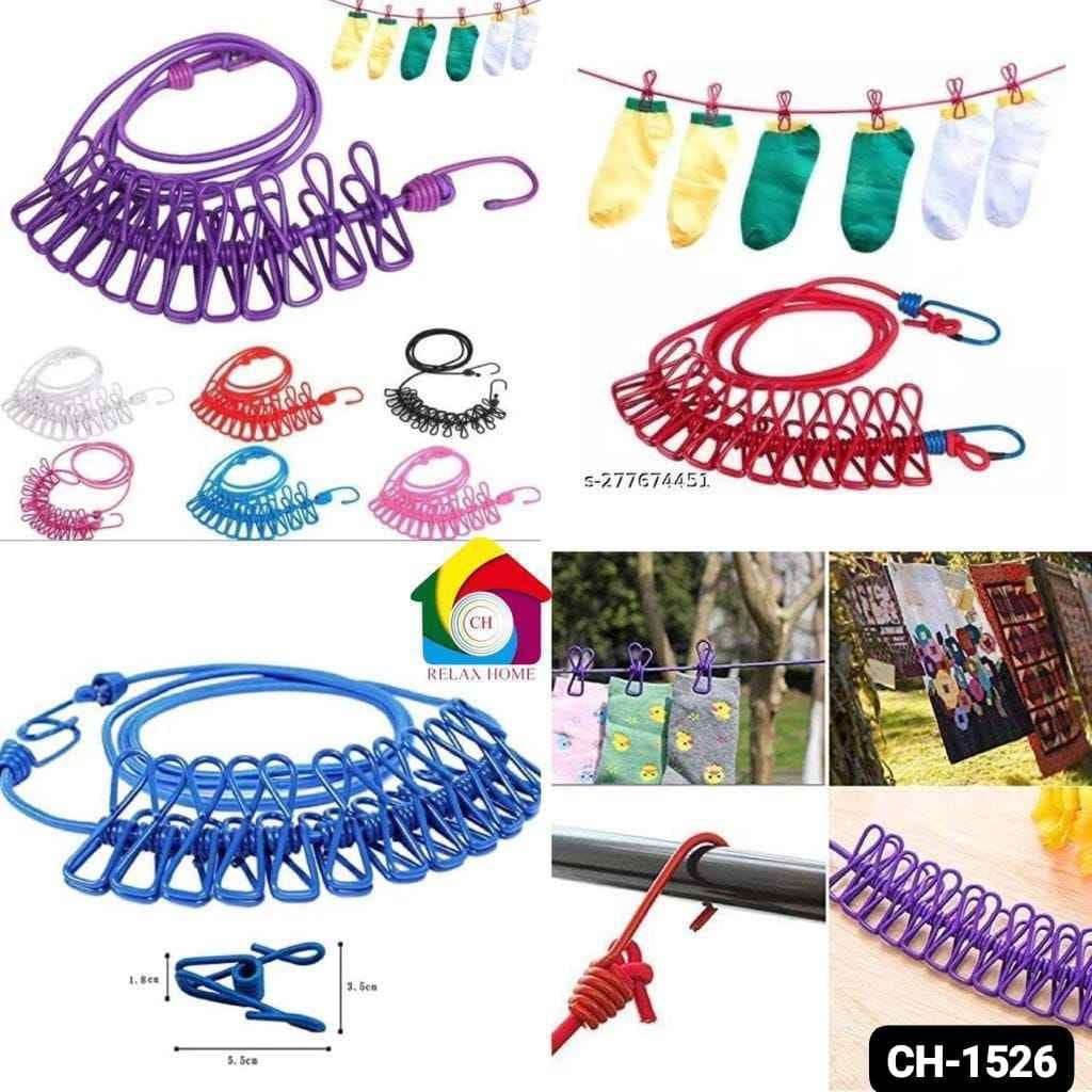 12clip Portable Cloth Rope