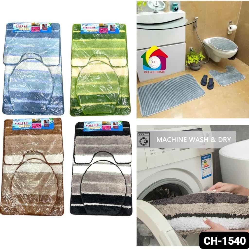 3pcs Bathroom Mat