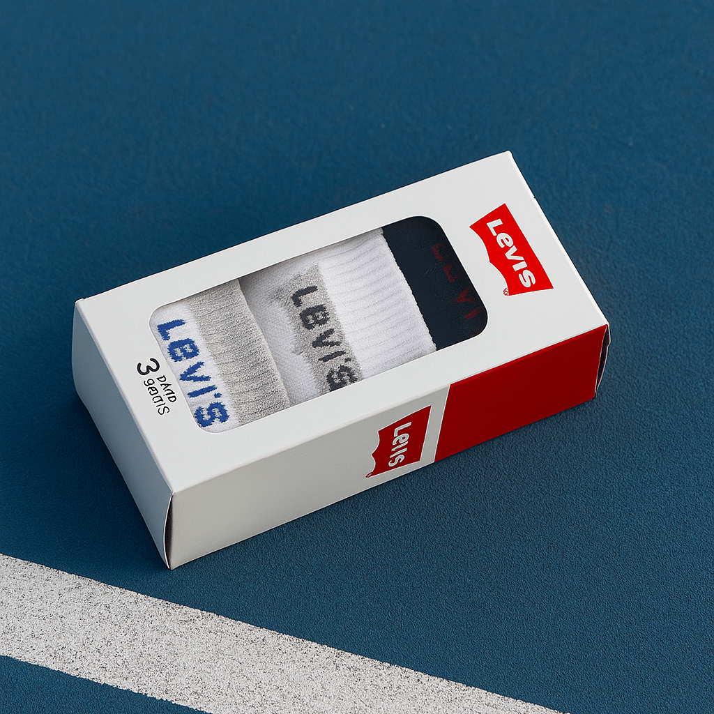 LEVIS SPORT SOCKS 3PAIR BOX
