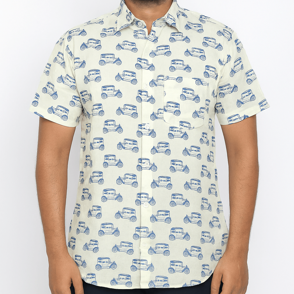 SANGANERI PRINTED H/S SHIRT